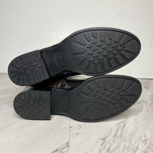 Born Gibb Knee High Brown Leather Boot 8 1/2 M - Picture 15 of 16